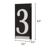 Homidea Backlit LED House Number 3