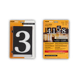 Homidea Backlit LED House Number 3