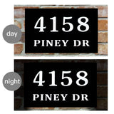 HOMIDEA Personalized LED Address Sign