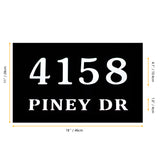 HOMIDEA Personalized LED Address Sign