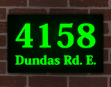 HOMIDEA Personalized LED Address Sign