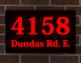HOMIDEA Personalized LED Address Sign
