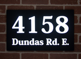 HOMIDEA Personalized LED Address Sign